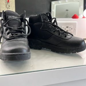 Black tactical Womens boots